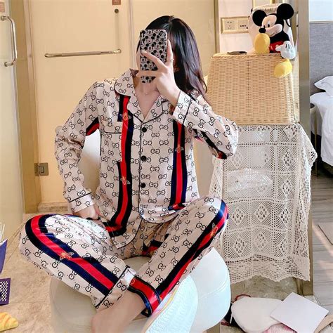 gucci pajama pants|gucci pajamas for women.